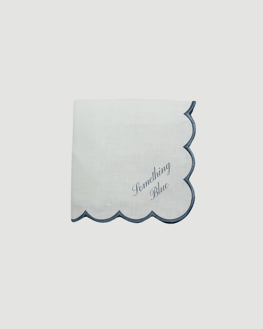 Personalised Scallop Handkerchief