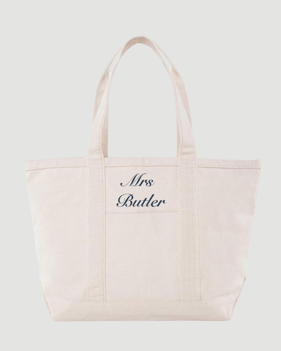 Personalised Canvas Tote Bag