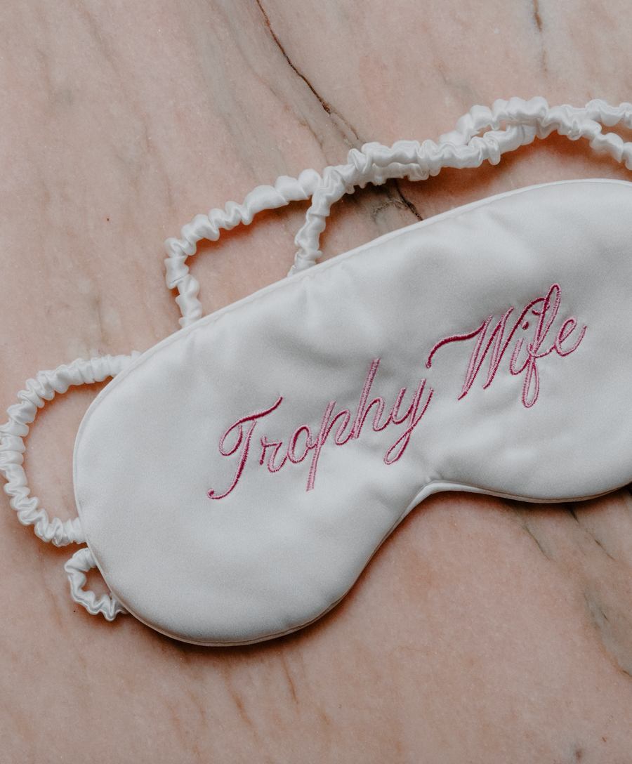 Trophy Wife Silk Eye Mask