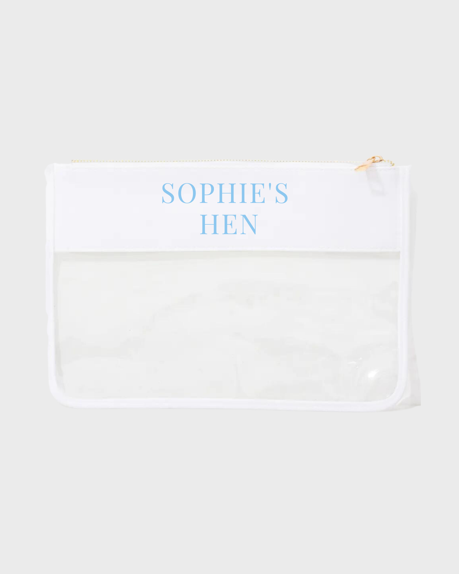 Personalise Me Clear Pouch – Gigi & Olive