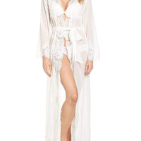 Georgina Long Lace Bridal Robe – Gigi & Olive